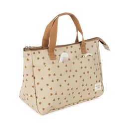 Neceser Walking Mum Corazones Poppy Canela
