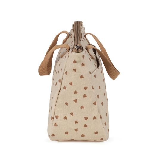 Neceser Walking Mum Corazones Poppy Canela