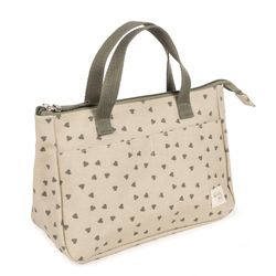 Neceser Walking Mum Corazones Poppy Musgo