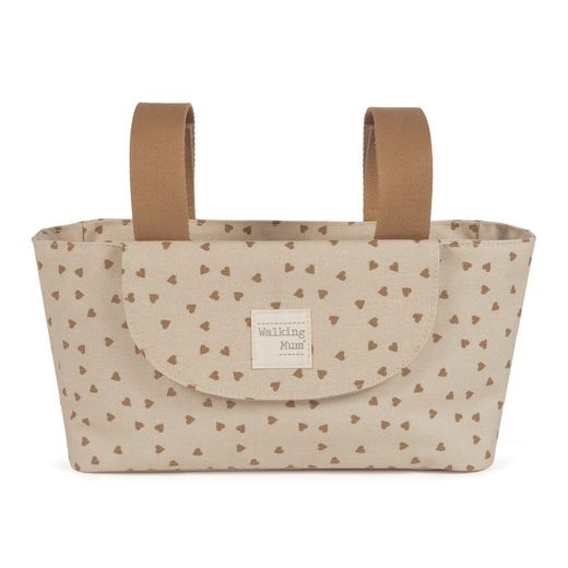 Organizador Walking Mum Corazones Poppy Canela