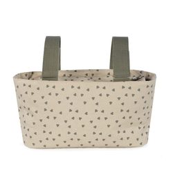 Organizador Walking Mum Corazones Poppy Musgo