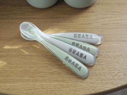 Pack 4 cucharas Beaba Soft silicona