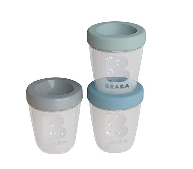 Pack de 3 tarritos Beaba silicona Jungle