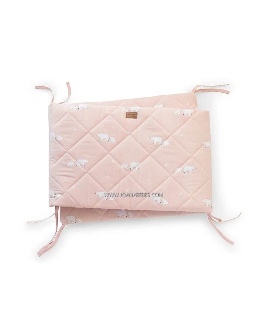 Pack funda nórdica + relleno + protector Bonjourbebé Polaris Rosa