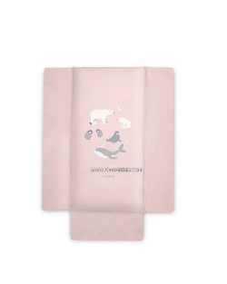 Pack funda nórdica + relleno + protector Bonjourbebé Polaris Rosa