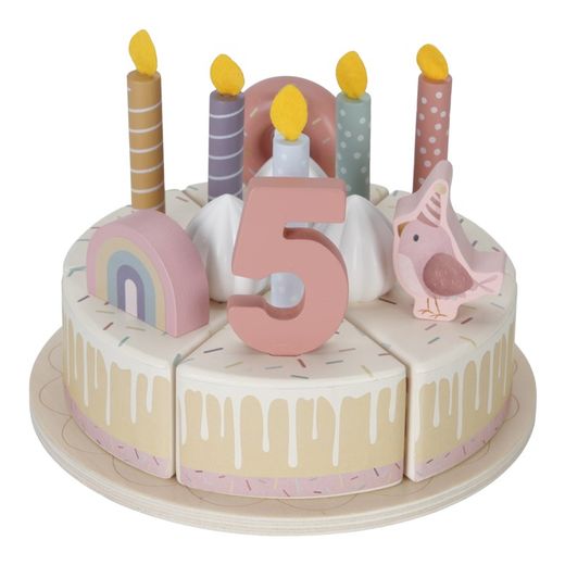 Pastel de cumpleaños Little Dutch rosa
