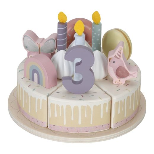 Pastel de cumpleaños Little Dutch rosa