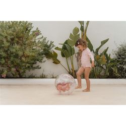 Pelota de playa 3D Little Dutch Ocean rosa