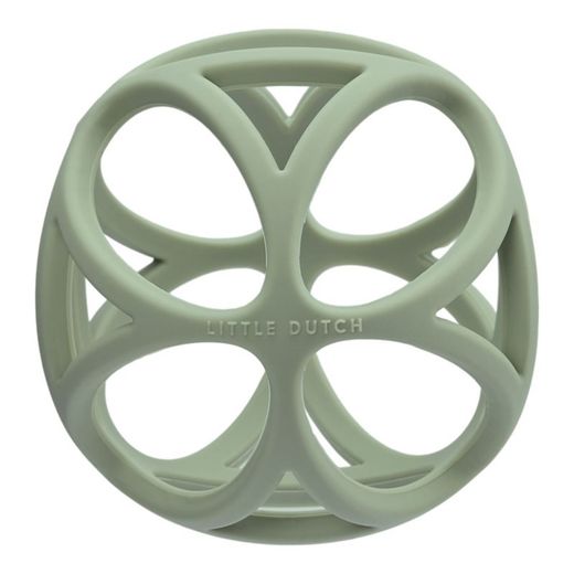 Pelota sensorial silicona verde Little Dutch