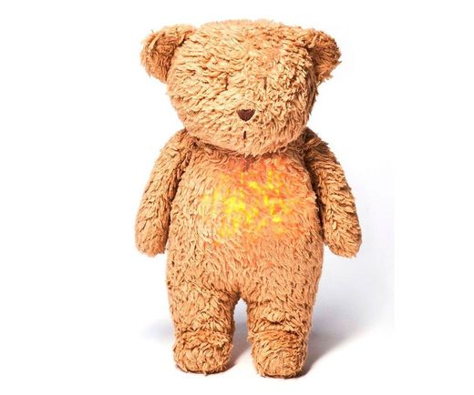 Peluche luz-sonido Oso organico Monnie Capuccino