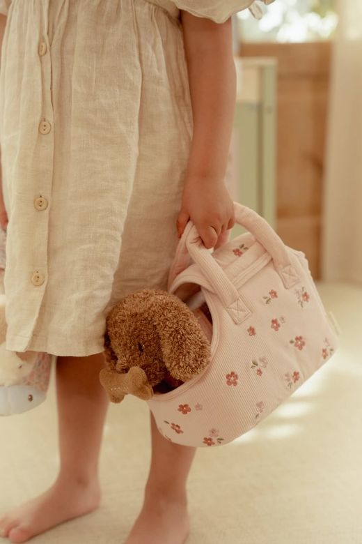 Perrito peluche Little Dutch Jackie con bolsa