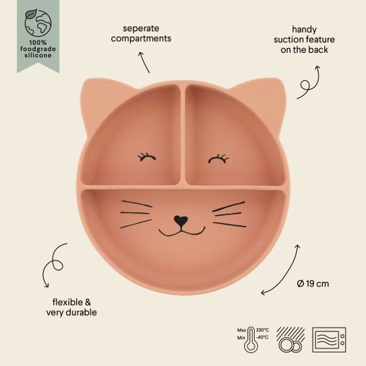 Plato compartimentado Trixie Cat
