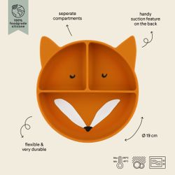 Plato compartimentado Trixie Fox