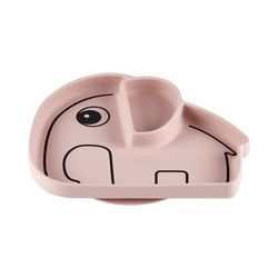 Plato de silicona DonebyDeer Elefant rosa