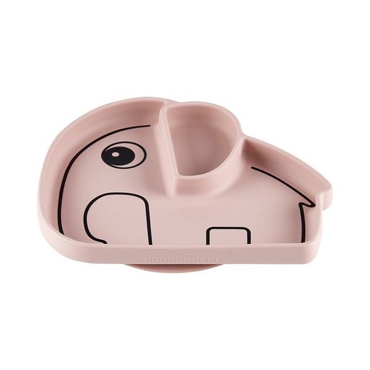 Plato de silicona DonebyDeer Elefant rosa