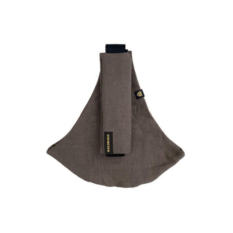 Portabebés bandolera Wildride Linen Brown