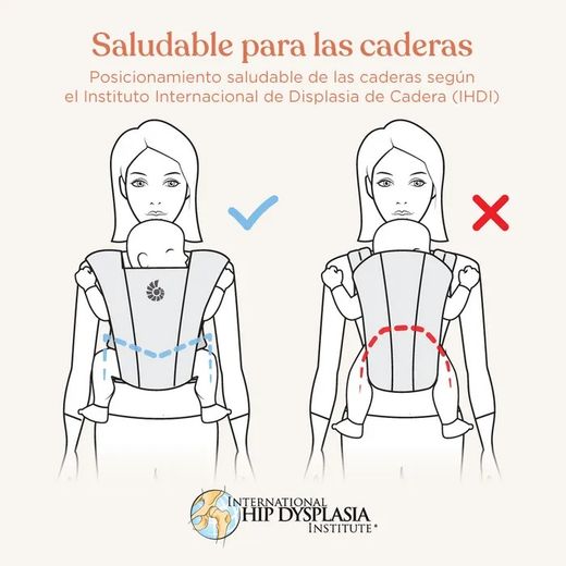 Mochila Portabebés Ergobaby Embrace Air Gris Oscuro