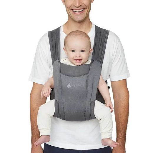 Mochila Portabebés Ergobaby Embrace Air Gris Oscuro
