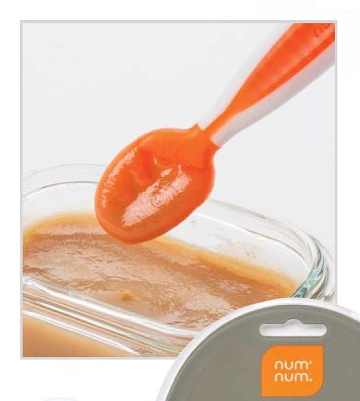 Pre-Cuchara Naranja/Azul Num Num Pack de 2 - La Colmena