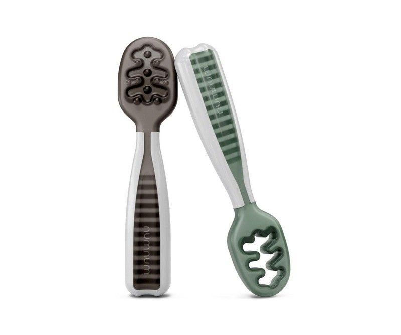 Pre-cuchara NumNum gris-verde