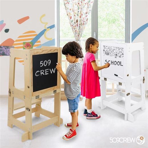 PREMA 3 EN 1 Montessori, torre de aprendizaje y mesa natural