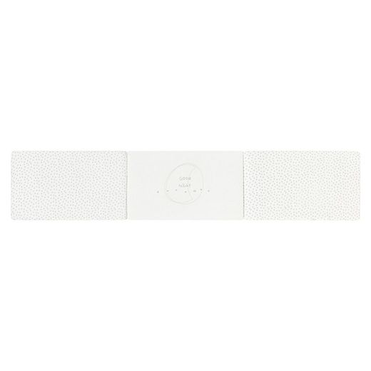 Protector de cuna Babyclic Night Stories Blanco