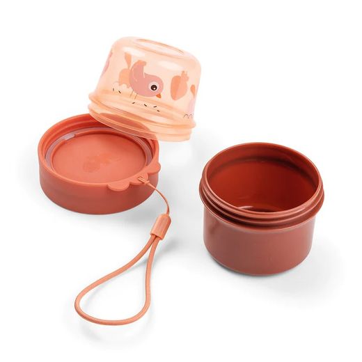 Recipiente snack bidireccional 150ml-150ml Donebydeer Birdee Papaya