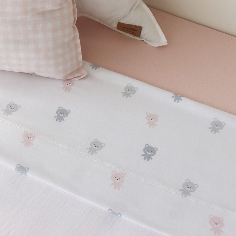 Sábanas de cuna Bonjourbebe Montana rosa