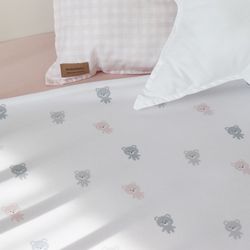 Sábanas de cuna Bonjourbebe Montana rosa