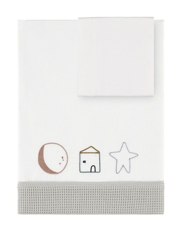 Sábanas minicuna Petit Praia Moon Night