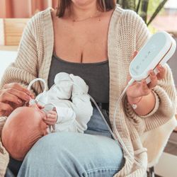 Sacaleches Innogio doble con aspirador nasal GIO-360