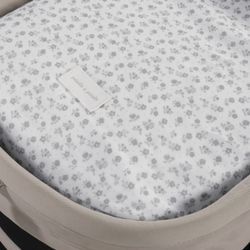 Saco capazo Pasito a Pasito Little Bloom Flor gris