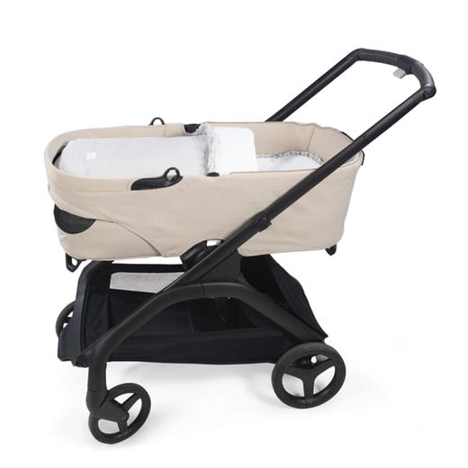 Saco capazo Pasito a Pasito Little Bloom Vichy gris