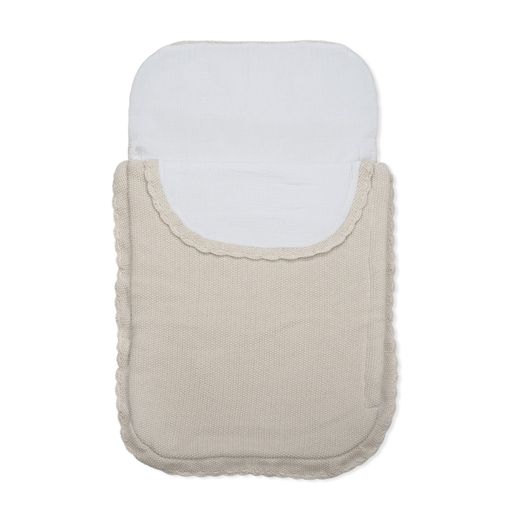 Saco capazo Pasito a Pasito Tricot Beige