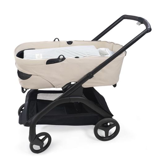 Saco capazo Walking Mum Praliné Rayas Matcha