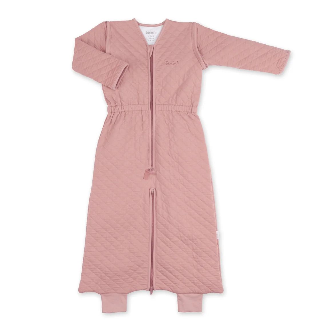 Saco de dormir Bemini QUILT Rosa nude 24-36 meses TOG 1.5