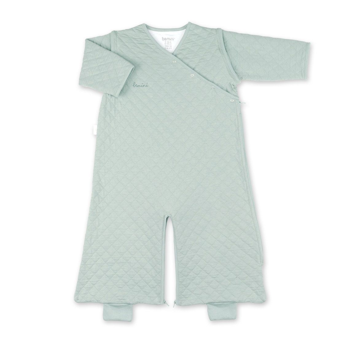 Saco de dormir Bemini QUILT Verde Talla 4-12 meses TOG 1.5