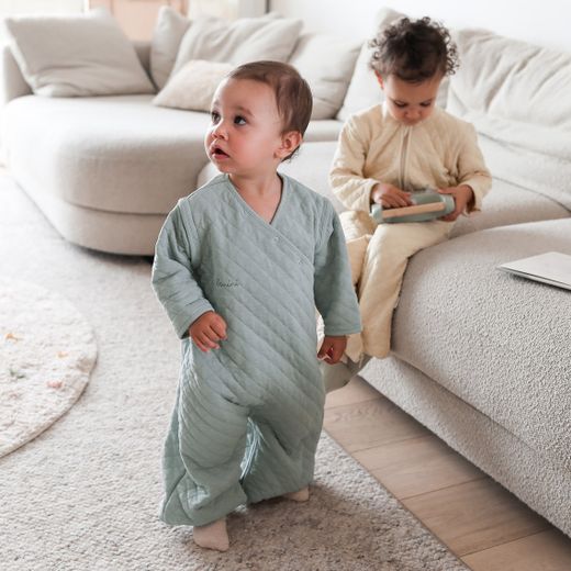 Saco de dormir Bemini QUILT Verde Talla 4-12 meses TOG 1.5