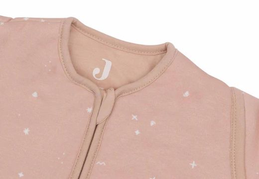 Saco de dormir Jollein 90 cm Twinkling rosa TOG 2/3