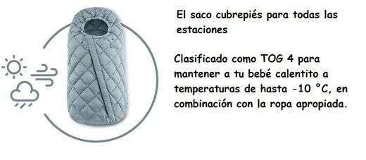 Saco silla Cybex Gold Snogga 2 Beach Blue