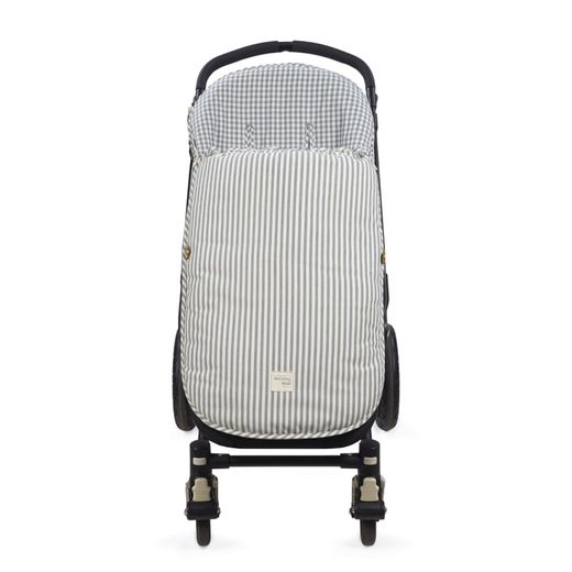 Saco silla Walking Mum Praliné Vichy/rayas Matcha
