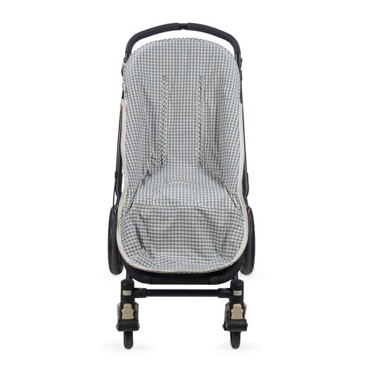 Saco silla Walking Mum Praliné Vichy/rayas Matcha