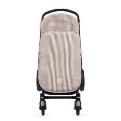Saco silla Walking Mum Praliné Vichy/rayas Moka