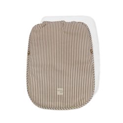 Saco silla Walking Mum Praliné Vichy/rayas Moka