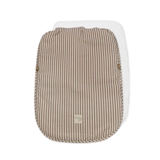 Saco silla Walking Mum Praliné Vichy/rayas Moka