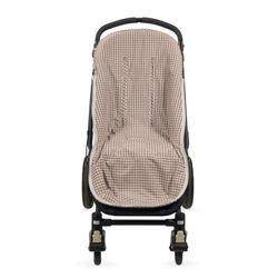 Saco silla Walking Mum Praliné Vichy/rayas Moka