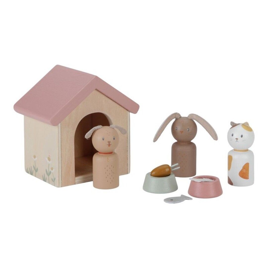 Set de mascotas Little Dutch casa muñecas