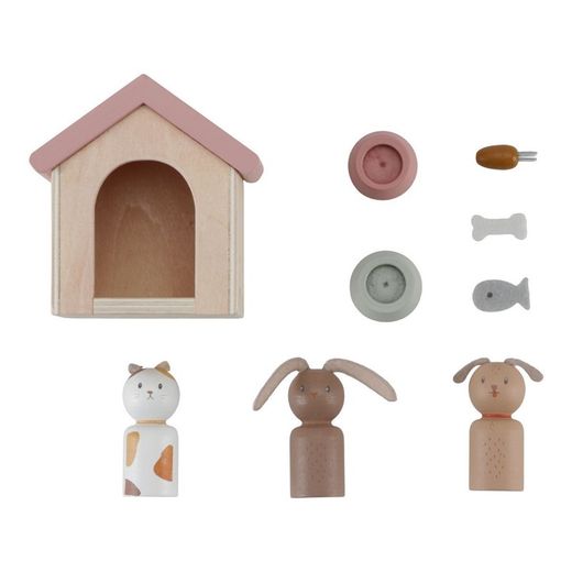 Set de mascotas Little Dutch casa muñecas