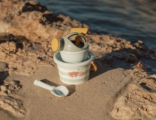 Set de playa 5 piezas Little Dutch Fresh verde