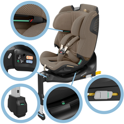 Silla de coche Maxi-Cosi Emerald 360 Pro Authentic Truffle